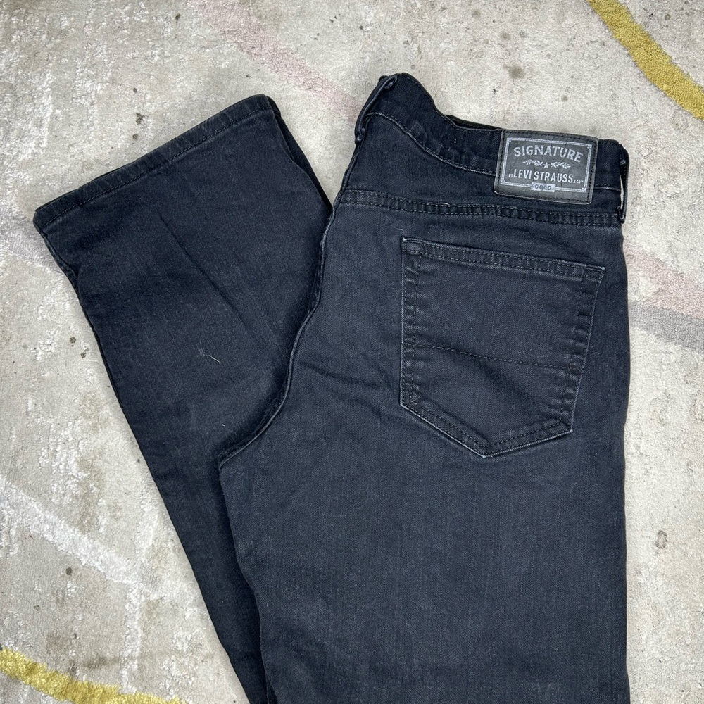 Signature by Levi Strauss Men's Dark Jeans